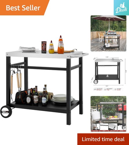 Stylish outdoor dining cart - outdoor,